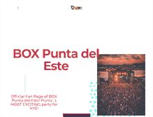 Tablet Screenshot of boxpuntadeleste.com